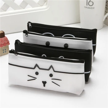 

Cartoon Small Cosmetic Bag Cat Pectin Pen Bags Cartoon Animal Printing Pencil Case Makeup Bag Lipstick Makeup Portable Bags