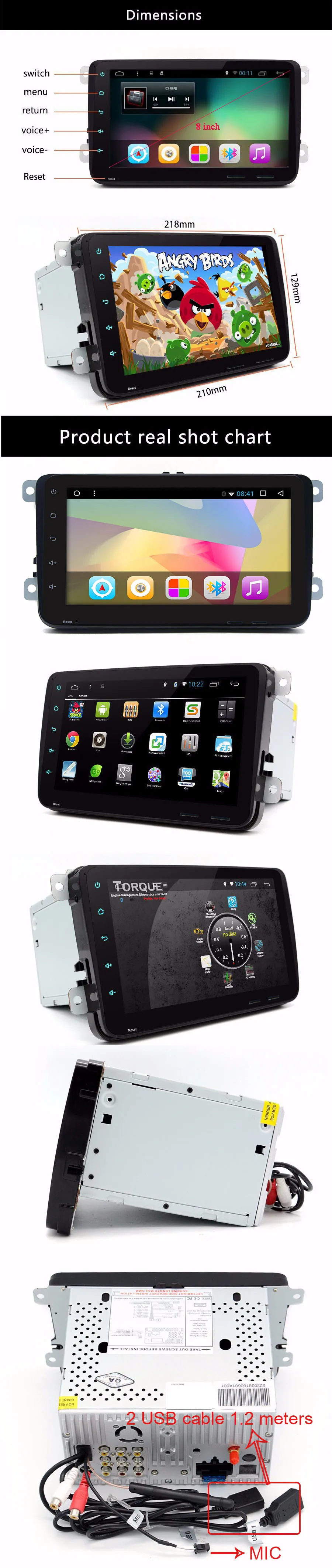 Discount 2 Din Android 8.1 Quad Core 16GB 1024*600 Car DVD Player Stereo Navi For VW Skoda POLO GOLF PASSAT CC JETTA TIGUAN Jetta 6 Discount 2 Din Android 8.1 Quad Core 16GB 1024*600 Car DVD Player Stereo Navi For VW Skoda POLO GOLF PASSAT CC JETTA TIGUAN Jetta 6