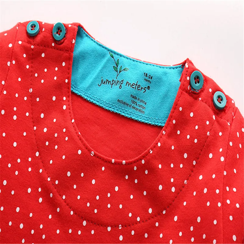 Jumping meter/Полосатые платья для девочек; Вязаная хлопковая детская одежда; Модная одежда для маленьких девочек; платья; Повседневное платье