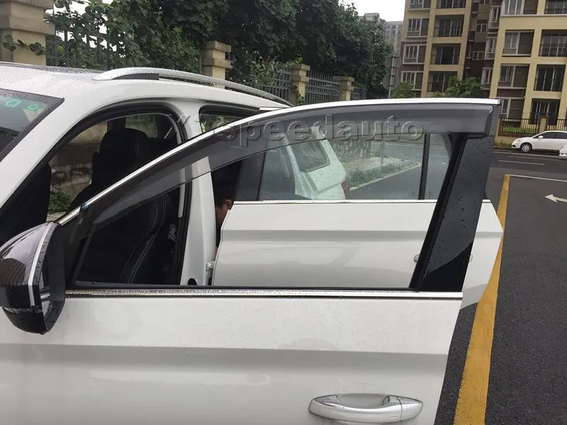 High Quality Window Visor Vent Sun Rain Deflector Guard 4pcs For Skoda Kodiaq -