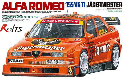 

RealTS Tamiya 24148 1/24 Model Kit Jagermeister 155 V6 Ti DTM'94 M.Bartels