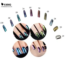 1g/box Shinning Mirror Nail Glitter Powder Gorgeous Nail Art Chrome Pigment Glitters Dust Nail Art Decorations
