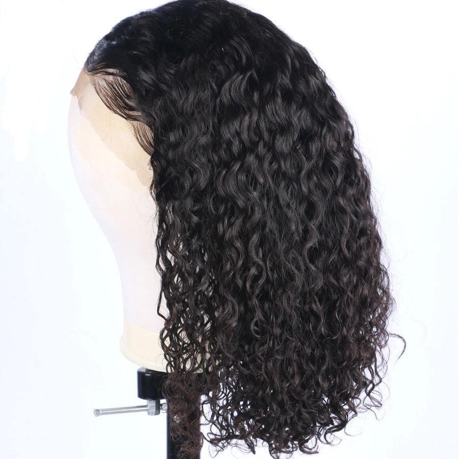 150-dichte-Kurze-Spitze-Front-Menschliches-Haar-Per-cken-Pre-Gezupft-13X6-Tiefe-Teil-Brasilianische-Remy (1)