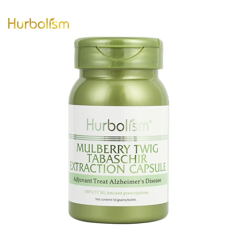 

Hurbolism Mulberry Twig Tabaschir Extraction Capsule, Adjuvant Treat Alzheimer's Disease, Plants Extract, No Side Effect, 50pcs