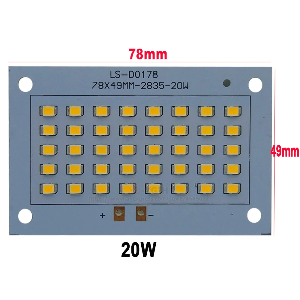 Полностью мощный светодиодный прожектор PCB 20 Вт 30 Вт 50 Вт 100 Вт 150 Вт SMD 2835 для светодиодный светильник светодиодный PCB доска алюминиевая пластина светодиодный прожектор