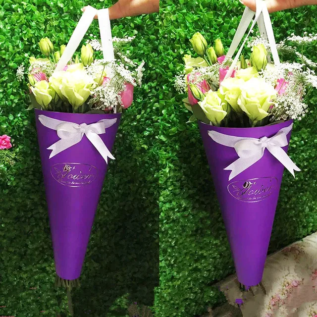 Buy 5pcs Paper Bag for Flowers Packaging Flower