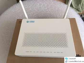 

D'origine Hua wei sans fil Terminal HG8546M HG 8546 Gpon ONU ONT, 4FE LAN et 1 ports de voix avec China mobile Logo