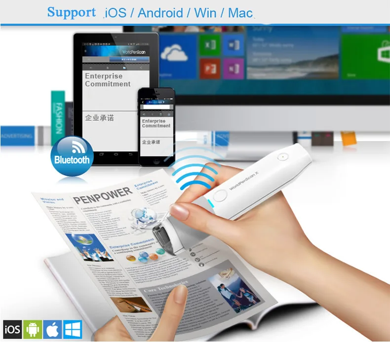Função de Tradução de Idiomas Japonês para Ios Novo Bluetooth Caneta Digitalização Apoio Inglês Francês Alemão Árabe Vitória Top Mse05 4 Cheap scan pen