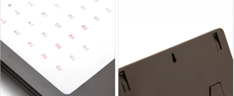 Kawaii Мультфильм календари Творческий стол Вертикальная бумага Multi-function коробка для хранения расписание план тетрадь