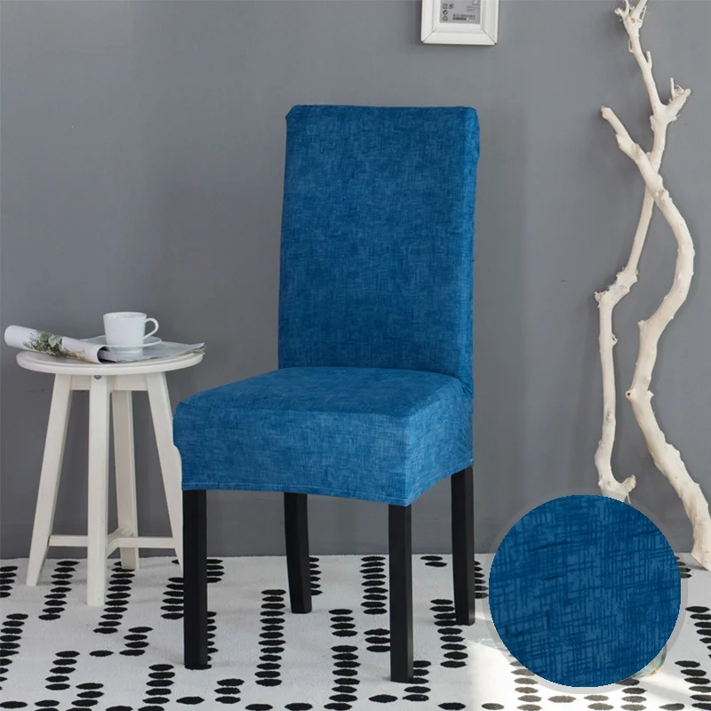 

Stripped Cross Pattern Chair Covers Spandex Dining Room Stretch Seat Cover Chair Protective Case for Restaurant basen ogrodowy