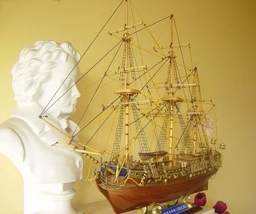 NIDALE модель Sacle1/50 британский шелковый чулок королевская яхта HMS Каролина 1749