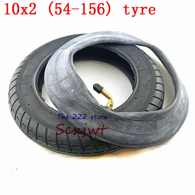 US $12.55 10 Inch Xiaomi Mijia M365 Electric Scooter Tire Tyre 10x2 Inflation Wheel Tyre Inner Tube WanDa 10x
