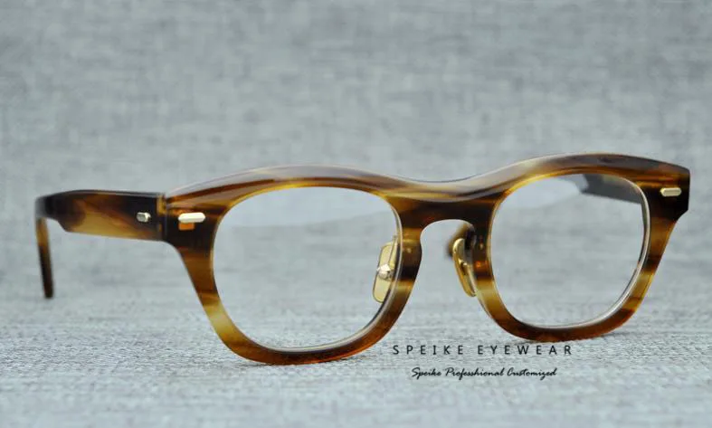 SPEIKO ручная работа ацетат близорукость очки для чтения 1,74 анти-синие линзы RE. SEG 47 Ретро Маска квадратный стиль винтажные очки
