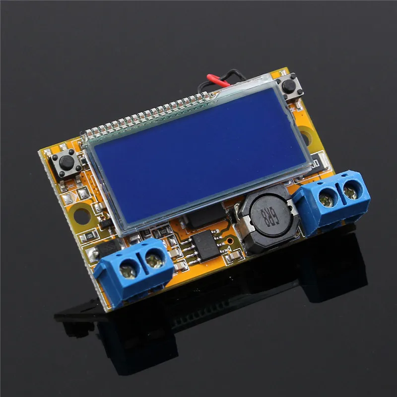 

62 x 44 x 18mm DC-DC Adjustable Step-down Power Supply Module Voltage Current LCD Display Step Down Board