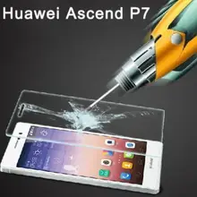 10 шт./лот, где не видно отпечатков пальцев 0,20 мм закаленное Стекло Экран защитная одежда высшего качества для huawei Ascend P7 пленка с защитой от возгорания горячая распродажа