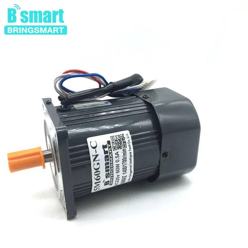 Wholesale 60W 1400RPM/2800RPM Electric Motor 220V High Speed AC Motor With Speed Control CW/CCW