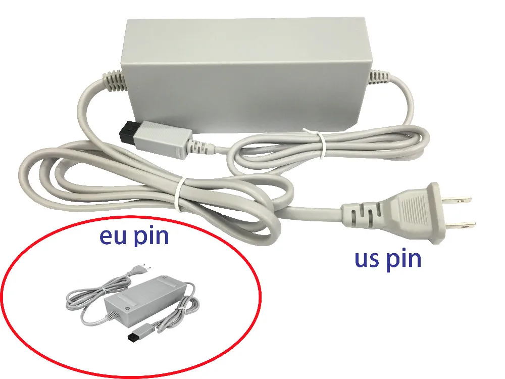 1 шт. AC США/штекер Адаптер питания Шнур кабель зарядное устройство для nintendo wii