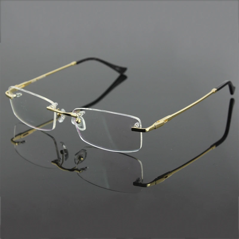 Nieuwe Mode Randloze Bril Frame Men's Rx Brillen 55 18 148 4 Kleuren 2188|rx  eyeglasses|eyeglasses fashionfashion eyeglasses - AliExpress