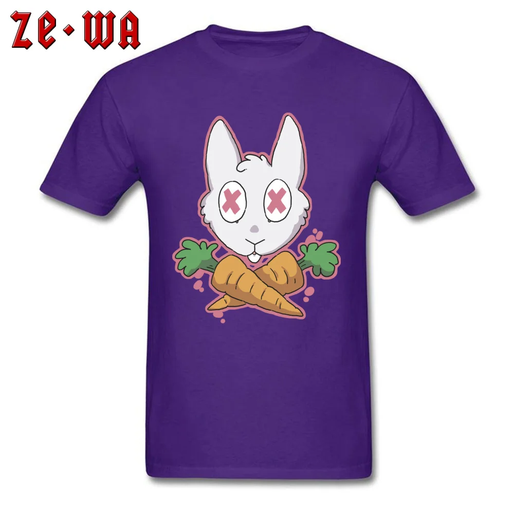 Prey Crossbones Round Collar T Shirt Thanksgiving Day Tees Short Sleeve Discount 100% Cotton Normal Tee Shirt Design Man Prey Crossbones purple