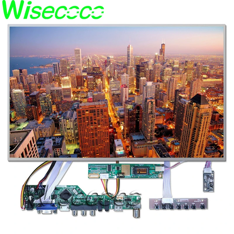 

TV HDMI VGA AV USB AUDIO LCD Control Board WITH 1280x800 B154EW02 LCD Panel Screen display U disk advertising function 30 pins