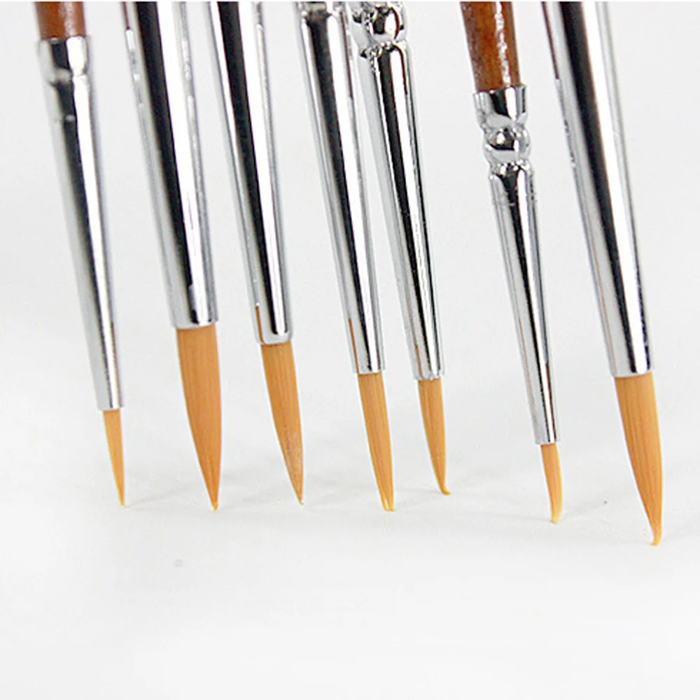 7 шт Профессиональный набор кистей для рисования Соболь 7 миниатюрных акриловых кистей художественные кисти для рисования картин ручка для рукоделия