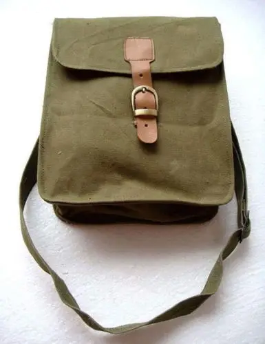 

MILITARY COLLECTABLE WWII WW2 GERMAN ARMY MAP CANVAS CASE BAG SHOULDER BAG - World military Store