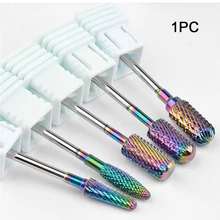 3/3" Карбид вольфрама радуга цвет мертвой кожи фрезерный станок аксессуары бит мини портативный Электрический маникюр