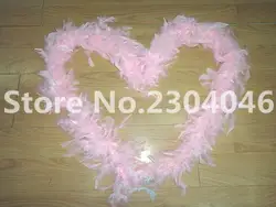 Красивые розовые 2 М длинные (38-40 г) украшения перо одежде свадьбы DIY своих перо огонь таблетки