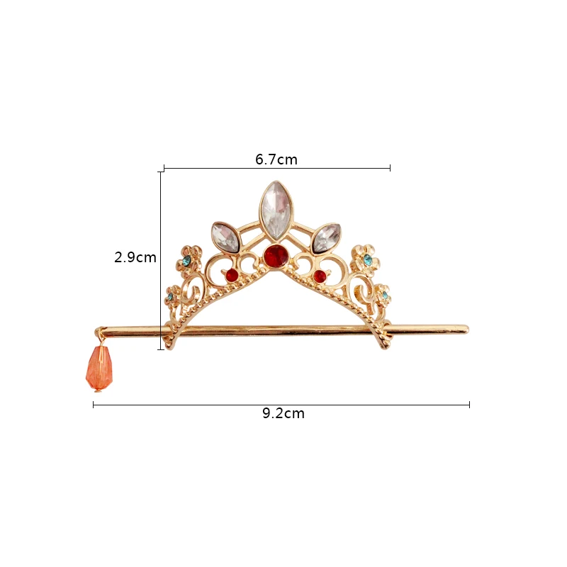 SANSUMMER заколка для волос серия Алиса для девочек милые драгоценные камни Корона шпилька свадебные аксессуары для волос темперамент Изысканная шпилька для волос 5950