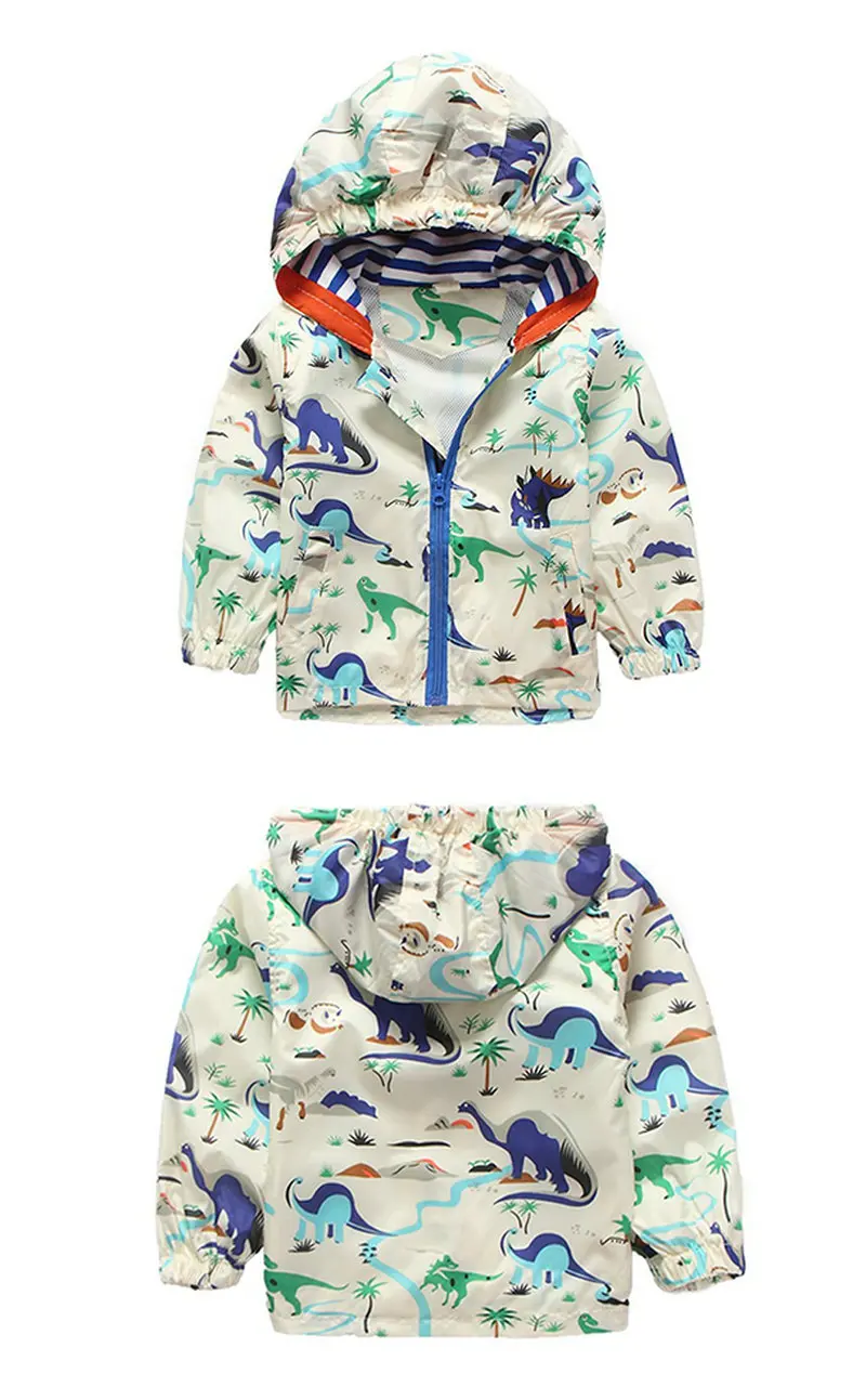 Baby Boys Jackets Coat Hooded Dinasaur Jacket Kids Casual Coat Outerwear Children's Windbreaker Toddler Clothes Boys Clothing (7)