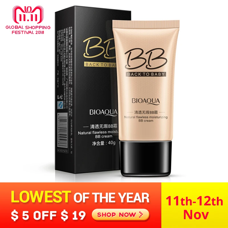 BIOAQUA natural pore cover moisturizing BB & CC Creams whitening beauty