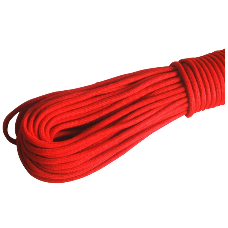 

Paracord 550 Parachute Rope 7 Core Strand for Climbing Camping Buckle Rope Red 25FT