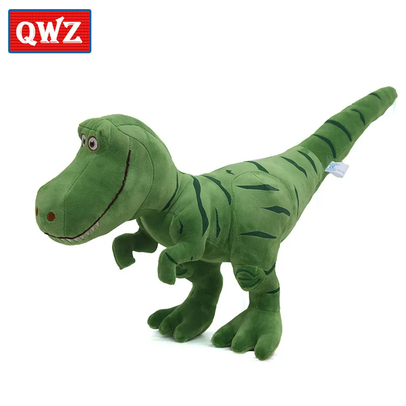 QWZ 100-45cm Dinosaur Plush Toys Hobbies Cartoon Tyrannosaurus Stuffed Toy Dolls for Children Boys Baby Birthday Christmas Gifts