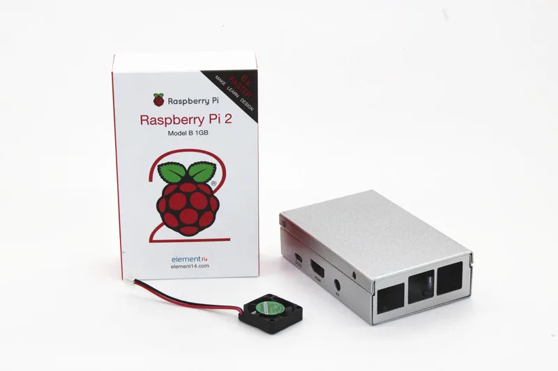

3 in 1 2015 New&Original Raspberry Pi 3 Broadcom 1G RAM + New Silvery Case Metal box + Cooling fan Free Shipping!