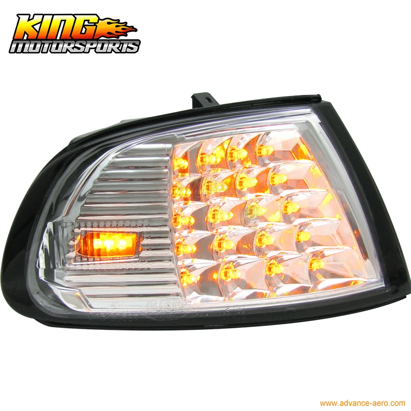 Подходит для 92-95 Honda Civic 2Dr 3Dr EG хромированные прозрачные светодиодные угловые огни сигнальная лампа США Внутренняя горячая распродажа