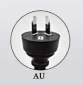 RUEITOP 8 слотов светодиодный индикатор умный аккумулятор зарядное устройство для Ni-MH rechargeable AA AAA аккумуляторные батареи - Цвет: AU