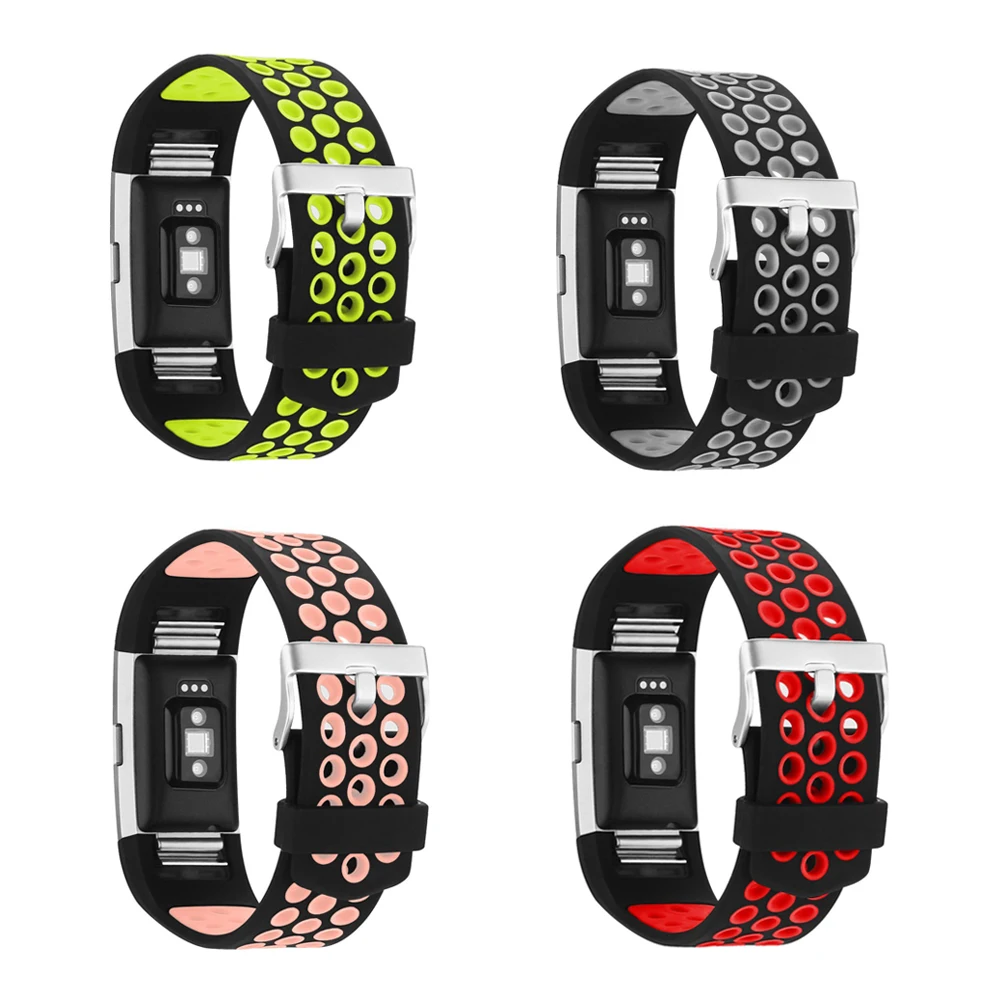 Bands for fitbit charge 2 adjustable soft silicone replacement bands