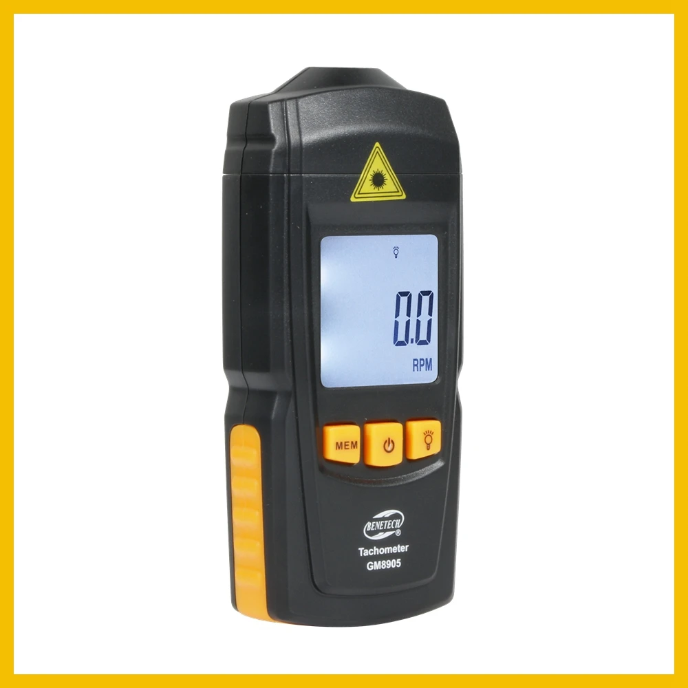 Beste Digitale Laser Photo Toerenteller Niet Contact LCD Tach RPM Meter Draaien Snelheid Detector Meetbereik GM8905 BENETECH