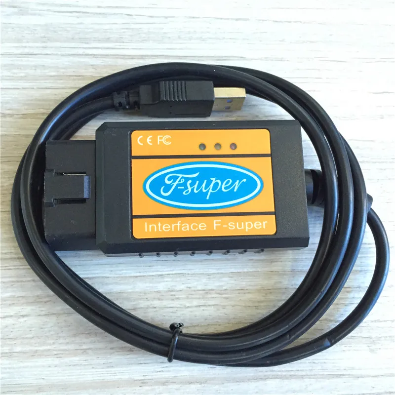 Профессиональный интерфейс F-super сканер для Ford Usb сканирующий инструмент Obdii Obd2 Диагностический Fiesta/fo US