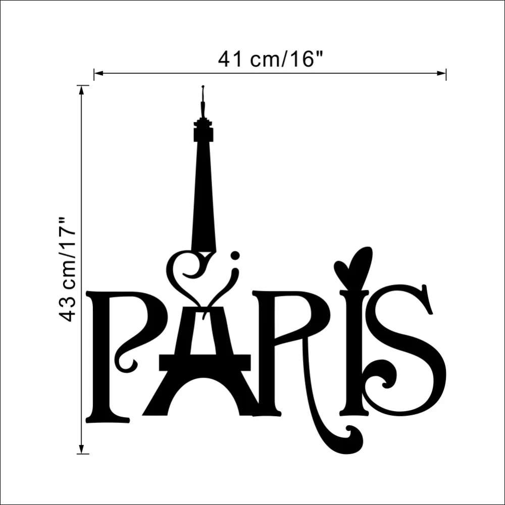 Aliexpresscom Beli Paris Menara Eiffel Hiasan Dinding Ruang