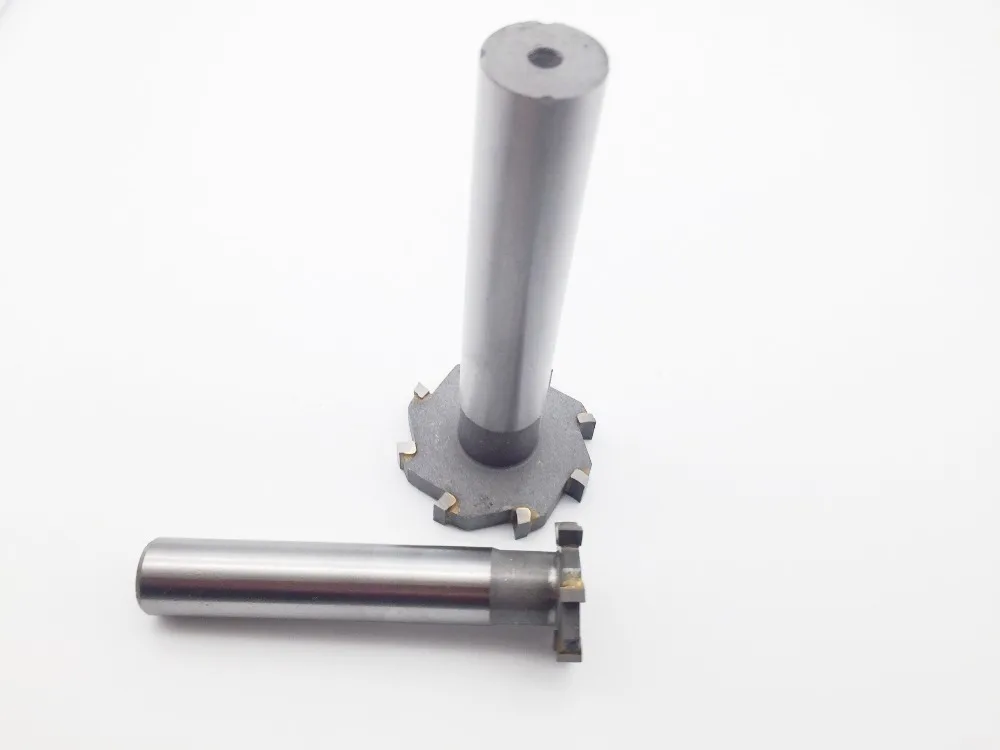1pcs carbide alloy T slot milling cutter T type cutter sloting cutter