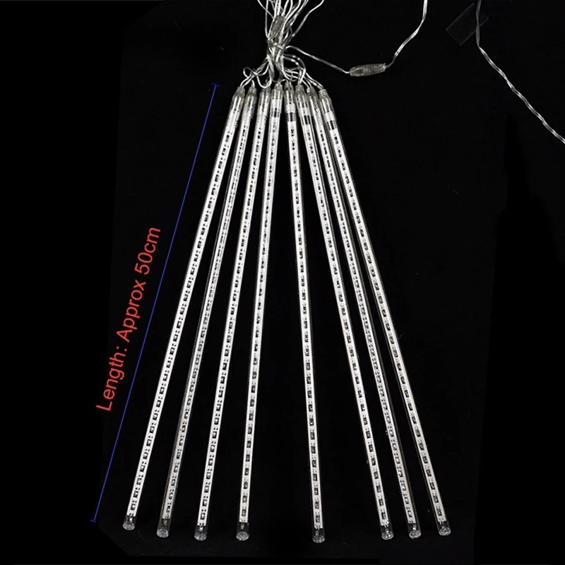 Luzes da Corda Chuva de Meteoros Decoração da Árvore à Prova Dwaterproof Luz para Festa de Casamento do Jardim Água Solar Chuva Natal Suprimentos Festivos Led 5 da corda chuva chuva de meteoros luz