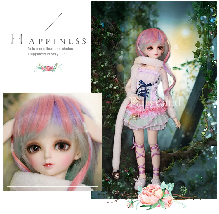 BJD куклы Сказочная страна Minifee Rin костюм fullset msd luts Fairyline 1/4 модель для девочек и мальчиков глаза игрушки из смолы кролик друзья сюрприз