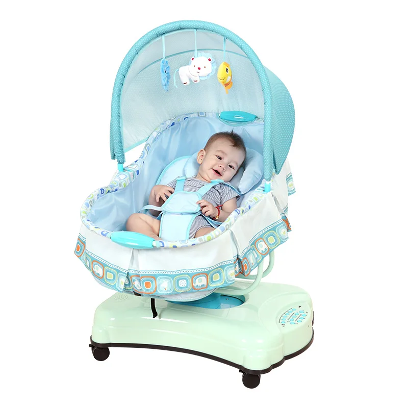 

artifact Baby Rocking Chair Baby Electric Cradle Bed Sleepy Comfort With Baby Recliner Newborn Shake Bed