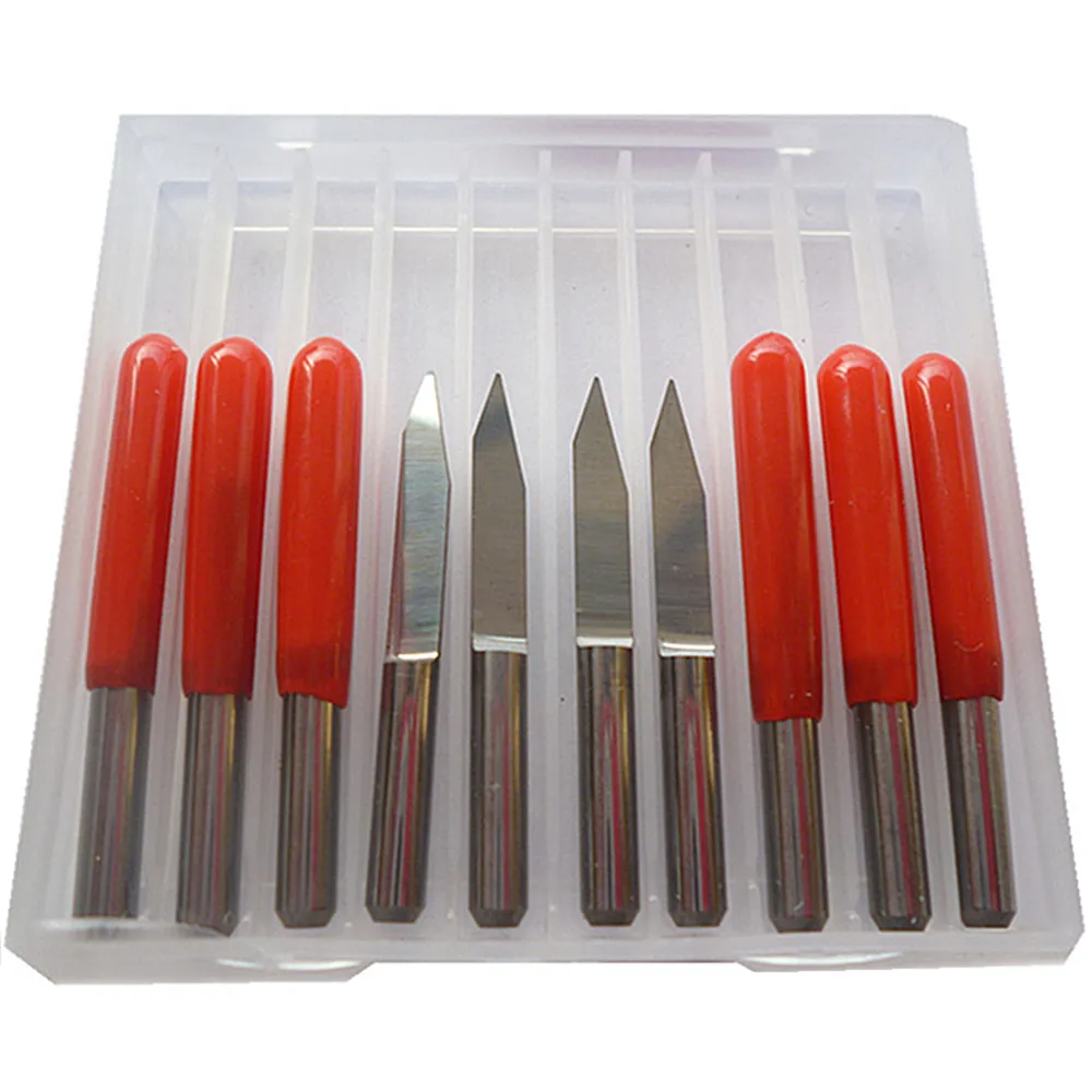Hot 10pcs Carbide Pcb Engraving Bits Cnc Router Tool 30 Degrees 0.2mm