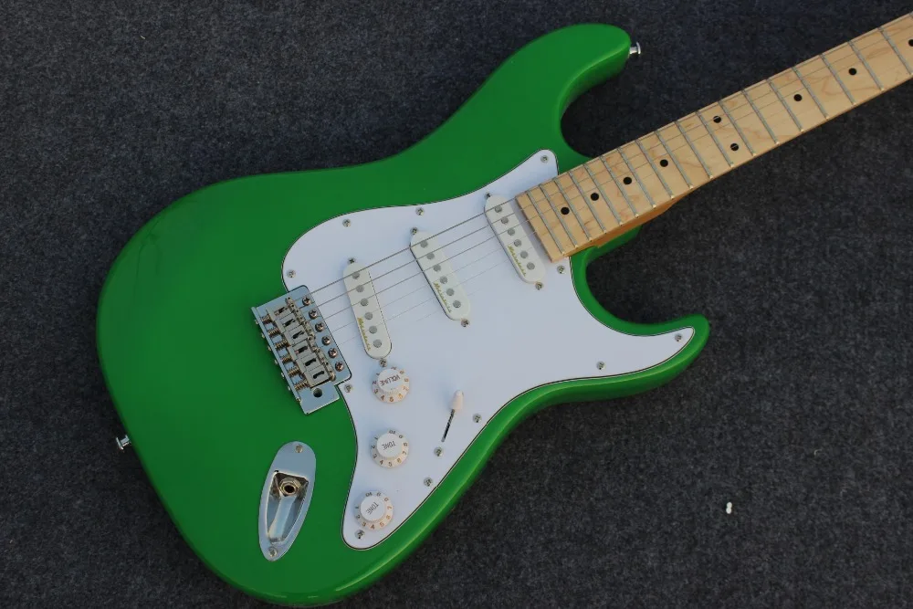 

New style electric guitar, Maple fingerboard guitarra,high quality picup gitaar,green color.real photos