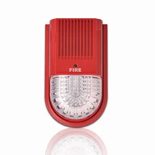 SJ интеллигентая(ый) звук и светильник сирена прибор приемно-Рог строб 2-проводной шины мигалкой и эхолот