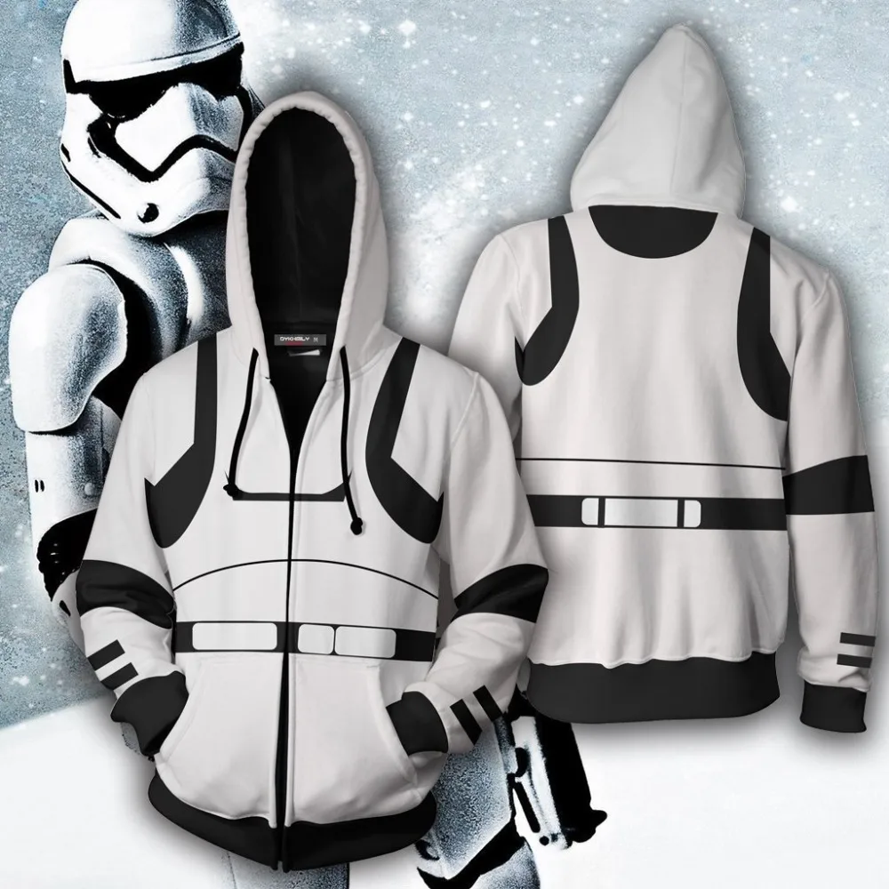  Star Wars Imperial Stormtrooper Cosplay Costume Star Wars Darth Vader Hoodies 3D Printed Sweatshirt
