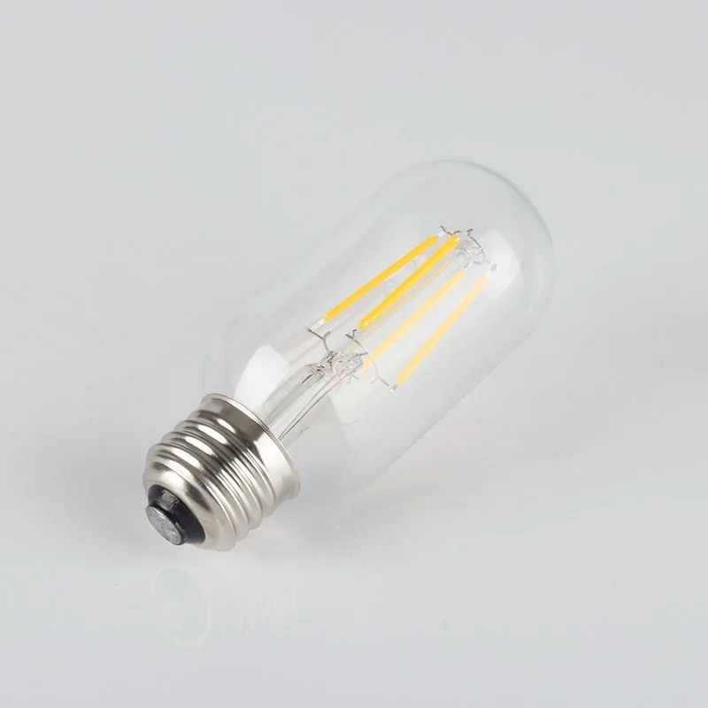 T45 4/6W Edison Style Antique LED Filament Tubular Light Bulb 2200/3000K E27 Medium Base Lamp -- CLH