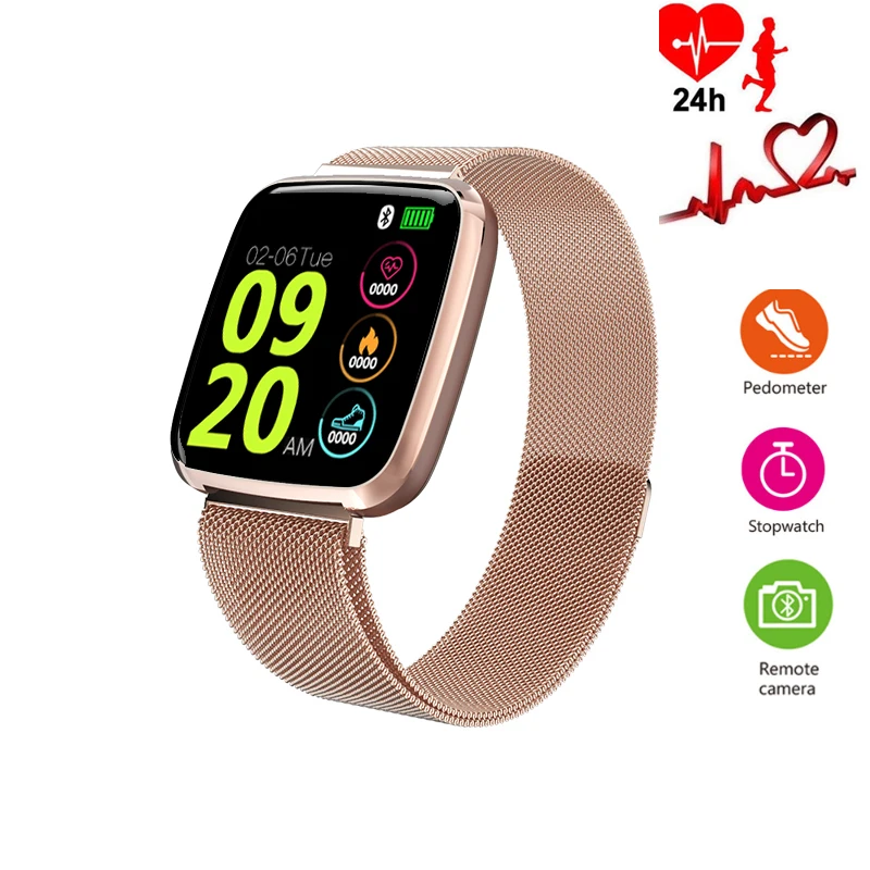

Women Men's Smart Watch Waterproof Digital Smart Bracelet Color Screen Electronic Smartwatch Men Find the Phone Smart Band Women